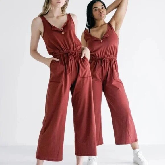 Women's Rust Jumpsuit - Picture 1 of 6